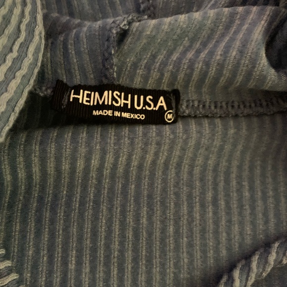 Ribbed vneck hooded long sleeve - Picture 4 of 4